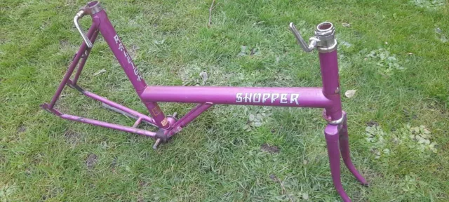 raleigh twenty 20  shopper bare frame freepost  fixie etc candy pink