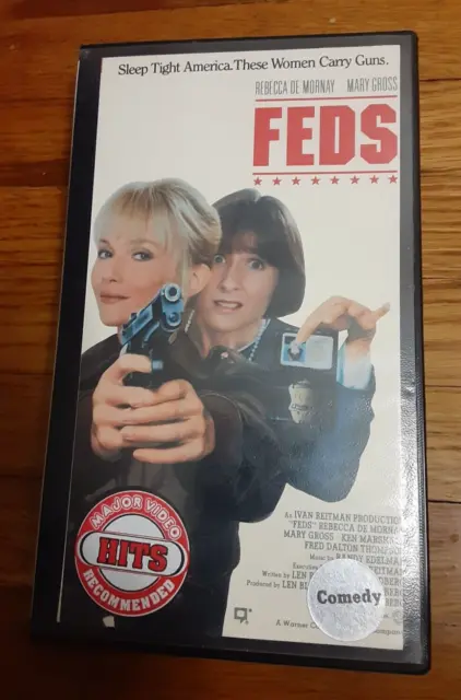 FEDS (VHS, 1990) Former Movie Rental. Rebecca DeMornay, Mary Gross, Clamshell