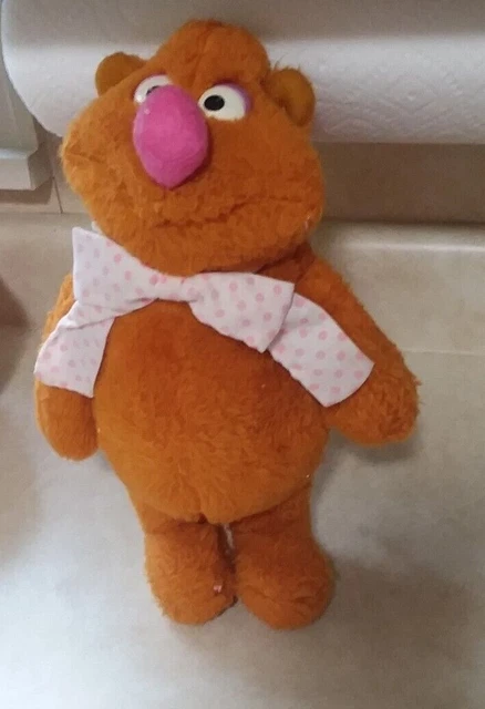 Vintage 1976 Fisher Price 15" Plush #851 Fozzie Bear Plush Muppet Doll