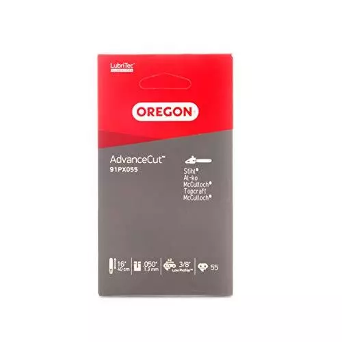 OREGON 3/8'.050', 1.3MM Low-Kickback Consumer Chainsaw Chain for 16-inch/40cm