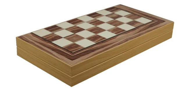  Wooden American Walnut design backgammon Set handmade board Game 19"