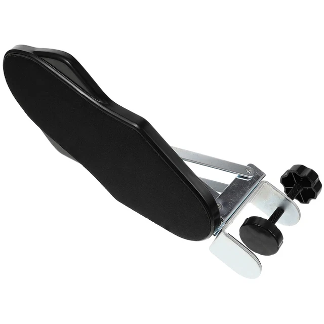 Plateau D'Extension De Bureau Noir - 20.1x23.9cm - Pince Sans Perçage - Bras Pliable Pour Clavier