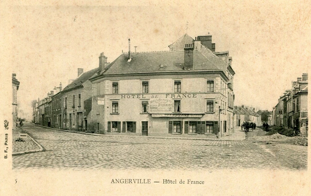 Carte ANGERVILLE Hôtel de France