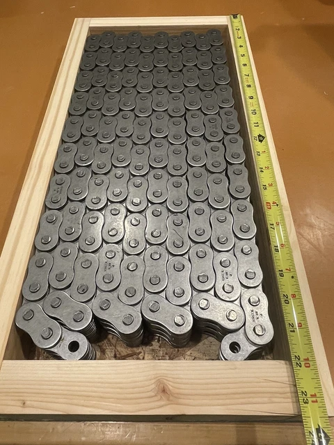 Renold XL BL 800 48 Leaf Chain, 2” Wide, 16 Ft Long. Fork Lift Renold XL BL 800 48 Leaf Chain, 2” Wide, 16 Ft Long. Fork Lift