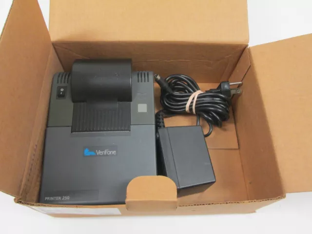 VeriFone Thermal Receipt Printer 250 With Ac Adapter P/N: P002-113-00.03