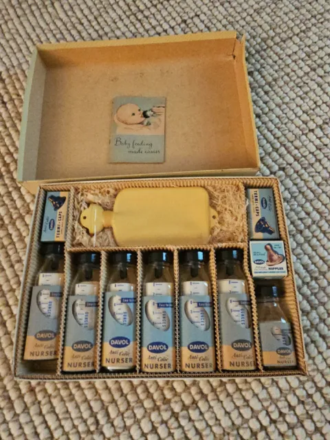 1950's Baby Bottles Gift Set