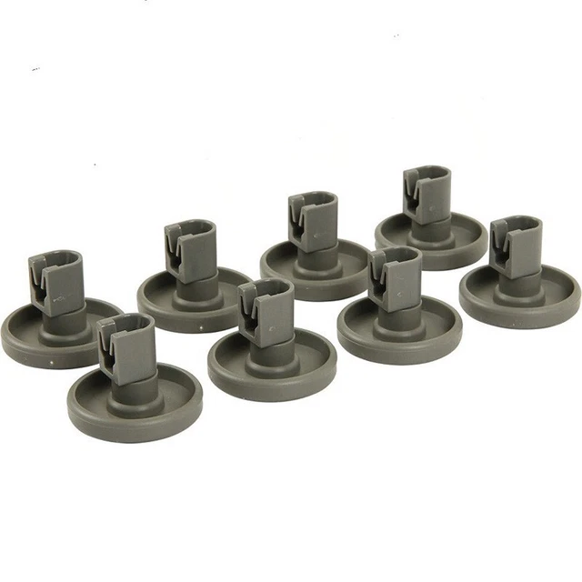 8 Pièces Petit Panier Supérieur Rack Roues for AEG Favorit Privileg Lave Utiles