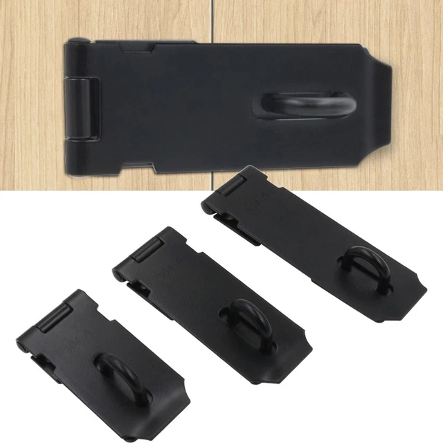Door Latch Lock Burglar-proof Hasp Clasp Door Cabinet Padlock Reliable