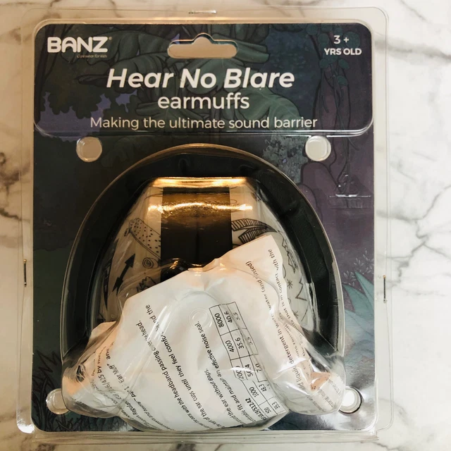 Banz Mini Earmuffs Infant & Toddler Hearing Protection Headphones Combo 3+ Years