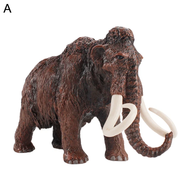 Animal Figurine Model Anti-fade Desktop Decoration Mammoth Megalodon Dire Wolf A