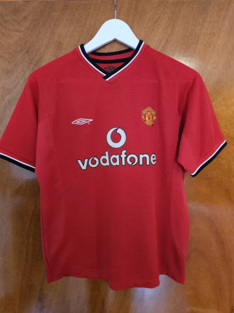 Manchester United Trikot Umbro Gr  140 KINDER  2000/01 Vintage Fussball  Foot