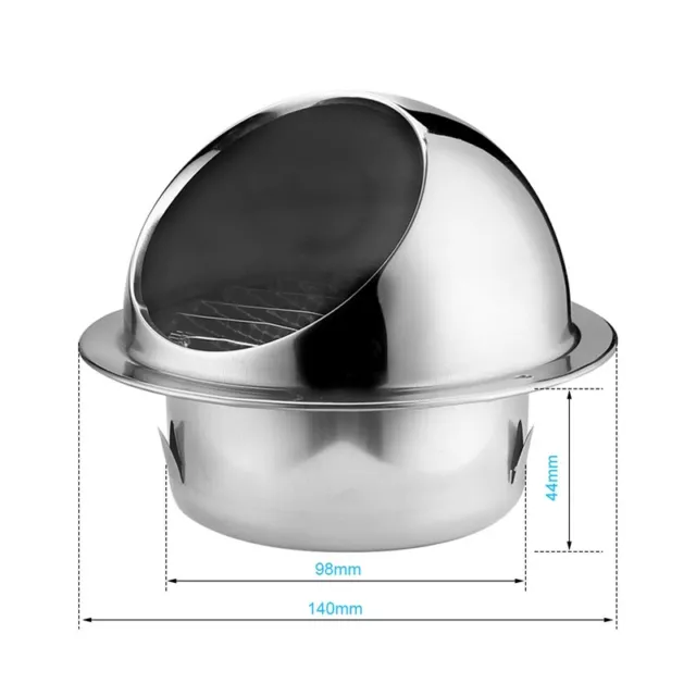 3X(VentilacióN de Aire de Acero Inoxidable 304 Cubierta de VentilacióN de R2355 2