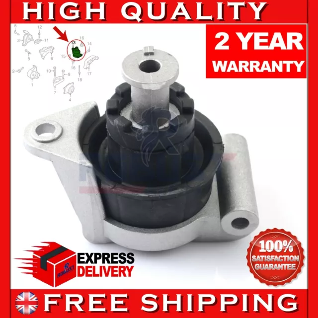 For Vauxhall Zafira & Astra Gearbox Engine Mount Damper Mounting Rear 90538582