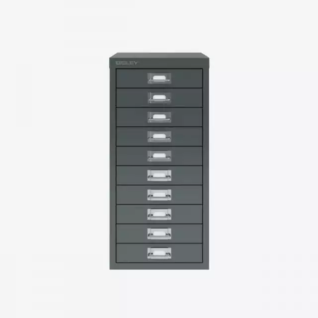 Bisley 10 Multi Drawer Desktop Cabinet A4 Drawer | 24 Hour Weekday Delivery