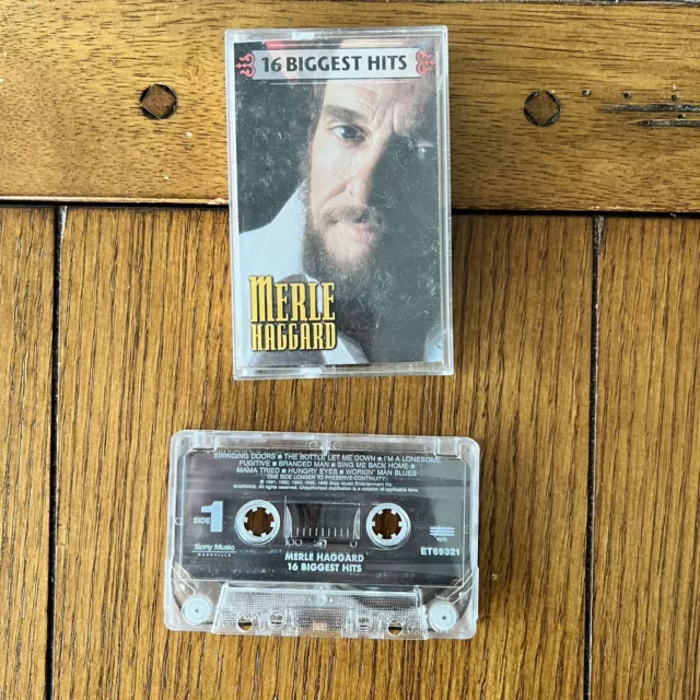MERLE HAGGARD 16 Biggest Hits Cassette Tape (1998 Epic / Legacy) $4.45 ...