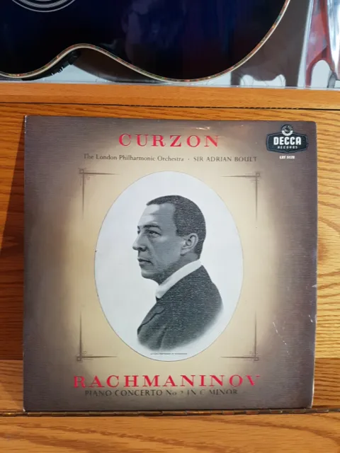 LXT 5178 Rachmaninov Piano Concerto no. 2 Curzon Boult Decca Mono LP MINT CONDIT