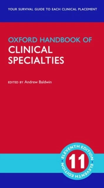 Oxford Handbook of Clinical Specialties - New Paperback - K245A