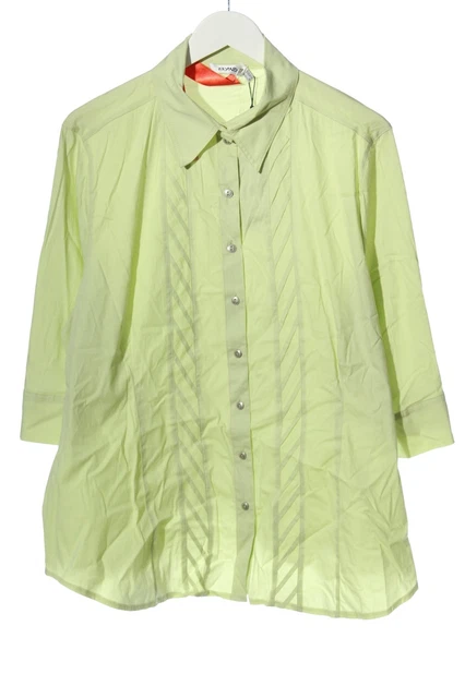 BRAND Camicia a maniche corte Donna Taglia IT 52 verde stile casual
