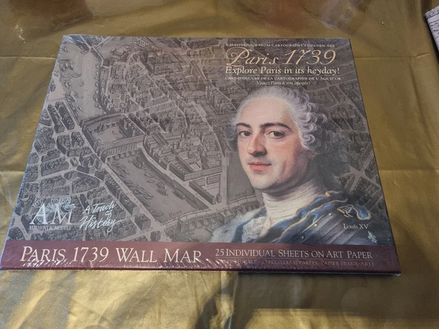 AUTHENTIC MODELS WALL Map Paris 1739 EUR 59,00 - PicClick DE