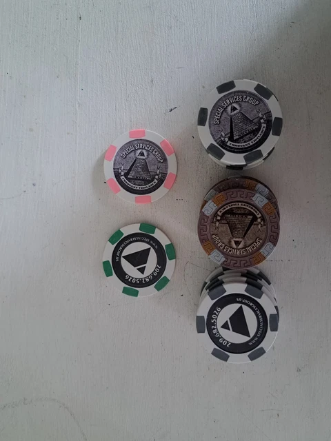 Authentic official California Poker Tournament Single Chip - Collector Chips #2