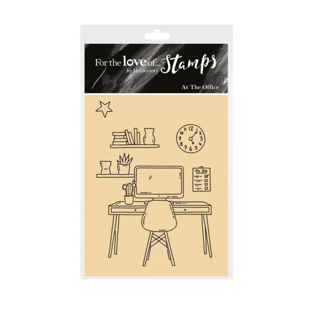 Hunkydory Crafts At The Office Clear Stamp Set New Job Retirement Card Making