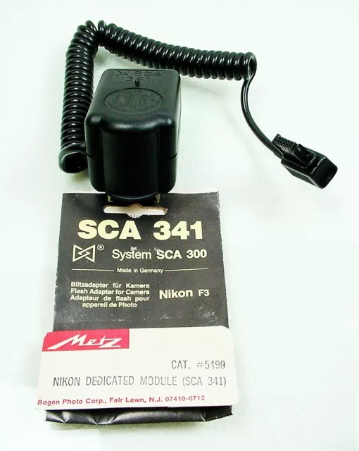 Metz Flash Module SCA 341 TTL for Nikon F3 - 45CL 1, 3, & 4, 32CT4 & 60CT4 | New