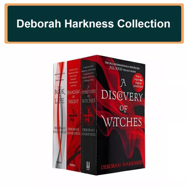 Deborah Harkness All Souls Trilogy Collection 3 Books Set Discovery of Witches