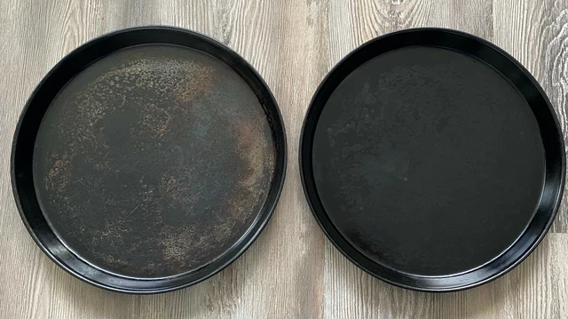 GRÄWE Pizza Backblech Ø 30 cm, rund   große Pizza wie aus Pizzeria! Küche