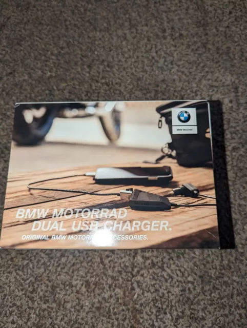 Original BMW Motorrad USB Ladegerät mit Kabel 120cm BMW Dual Charger  7752241485