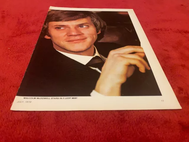 Framed Picture/Picture 11X8 Malcolm Mcdowell In O Lucky Man