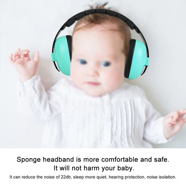 Orejera plegable con conexión de ruido para niños con protección auditiva para dormir