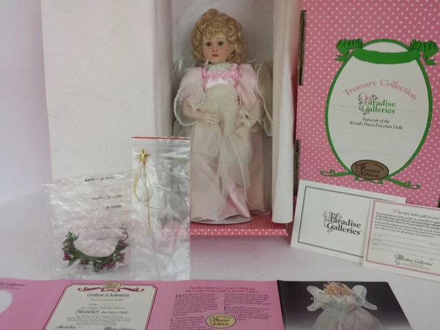 Nib Paradise Galleries Treasury Collection Heather The Fairy Child Coa #790M