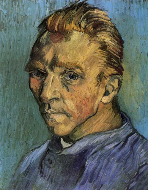 Eight pictures for portrait Oil painting Vincent Van Gogh - Artist self-portrait