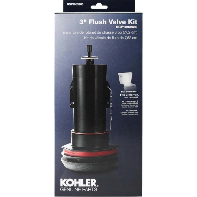 KOHLER 3 IN. Toilet Canister Flush Valve Repair Kit for Cimarron K4634