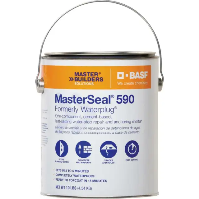 MasterSeal 590 1 Gal. Hydraulic Cement MS5901G MasterSeal MS5901G null