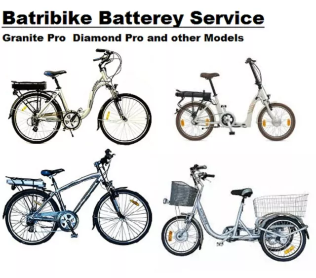 Batribike Battery SERVICE Granite Omega. Shadow Diamond Pro Trike