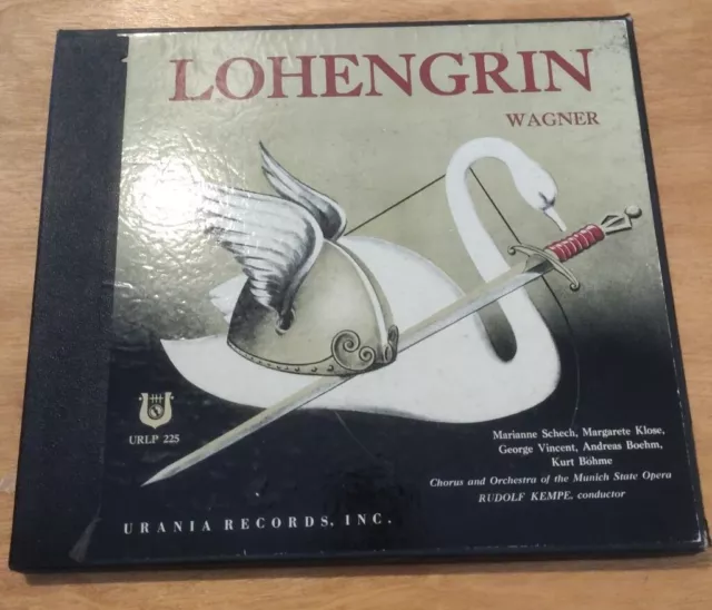 LP Richard Wagner Lohengrin Chor u. Orchester Staatsoper München (Rudolf Kempe)