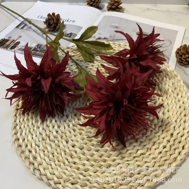 1pc Sea Anemone Artificial Silk Flower Plants Home Floral Wedding Party Decor