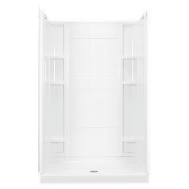 Sterling 72120106 Ensemble 48" x 35-1/4" x 77" Vikrell Shower - White