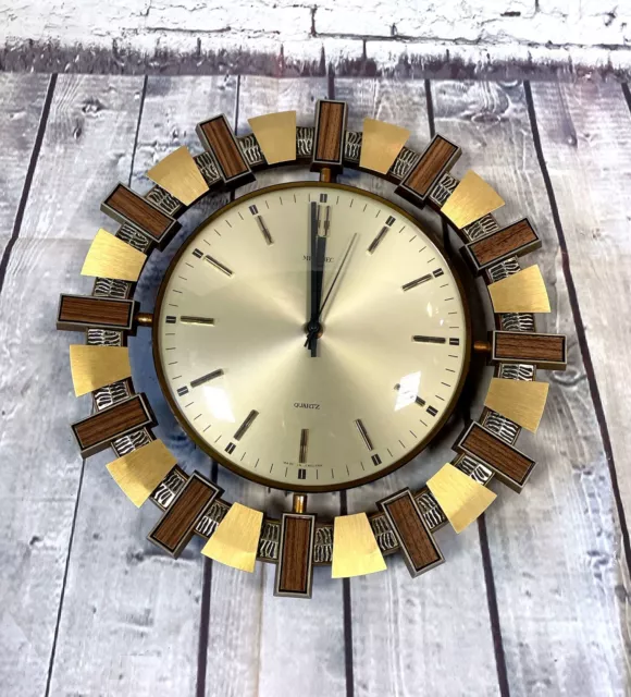 Vintage Wall Clock | Original 1970s Vintage Metamec Wall Clock, Vintage Clock