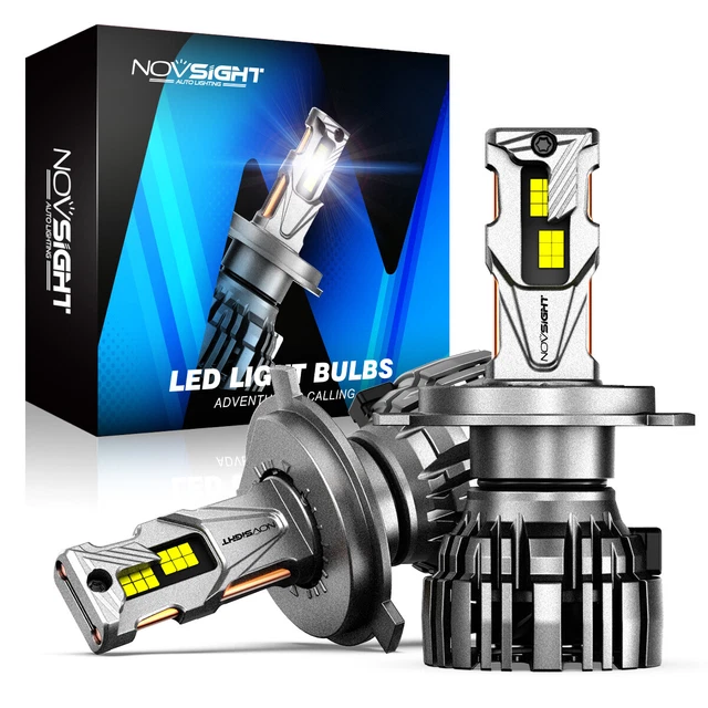 Kit fari LED NOVSIGHT H4/9003 30000LM 140W 6500K bianco kit conversione alogeno