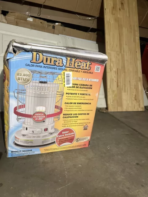 duraheat World Marketing 23,000-BTU Convection Heat Indoor Kerosene Heater.