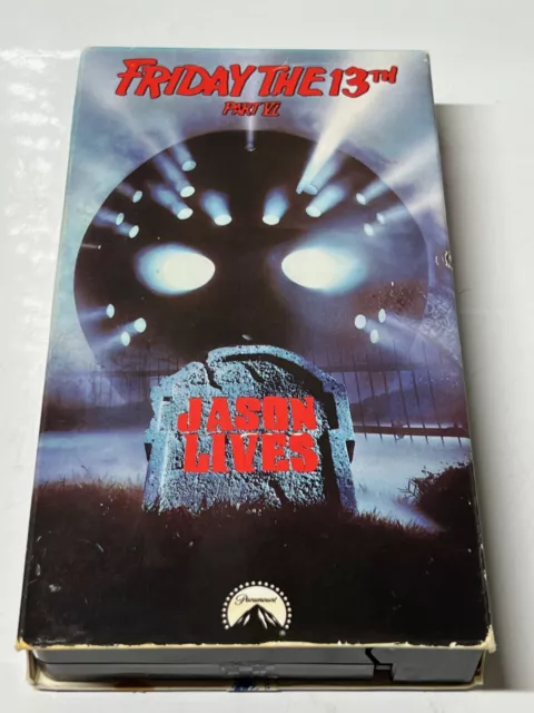 Friday the 13th - Part 6 VI: Jason Lives (VHS, 1994) CJ Graham FREE SHIPPING