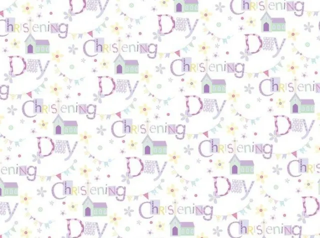 Unisex Baby Shower Gift Wrapping Paper with Hearts - 1 Sheet & 1 Matching  Tag