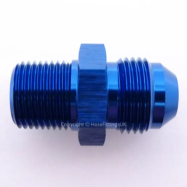 AN -3 AN3 JIC Flare to 1/8 NPT STRAIGHT MALE Fuel Oil Hose Fitting Adapter