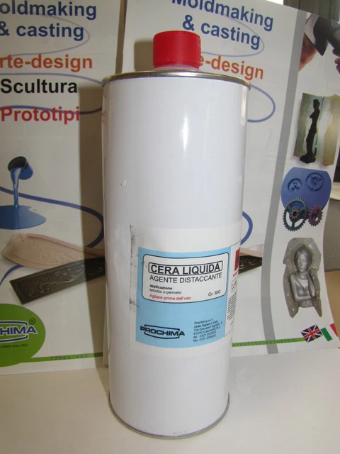 Prochima, Cera Sintetica Liquida, Colore Bianco Opaco, Distaccante Ideato Appositamente per l