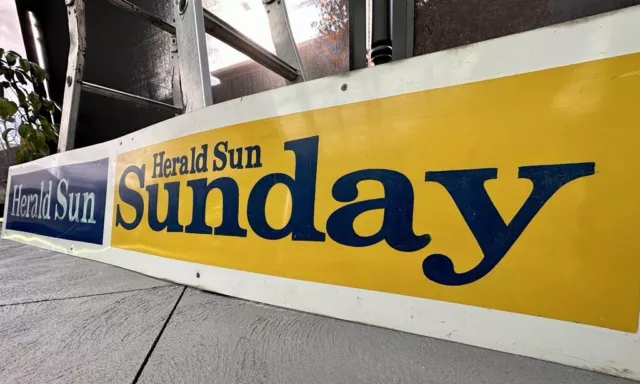 HERALD SUN/SUNDAY HERALD SUN Metal Sign - 2065w x 340h