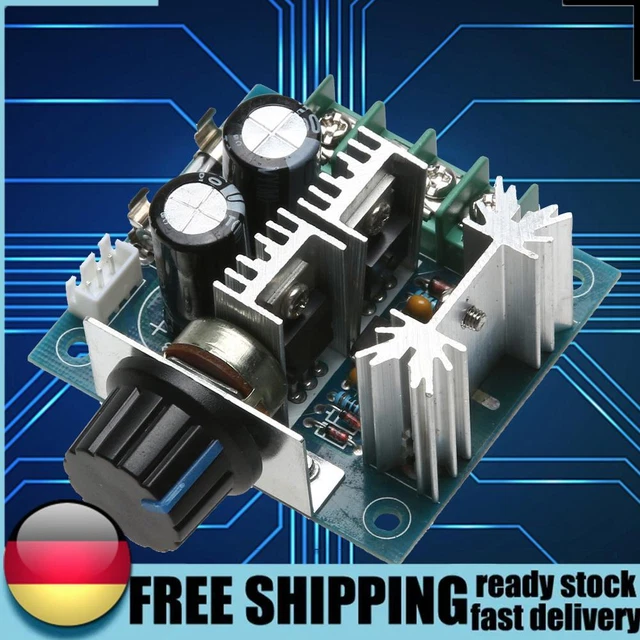 12V24V30V40V Drehzahlregler DC Motor 13KHZ PWM Controller 10A B100K Widerstand N