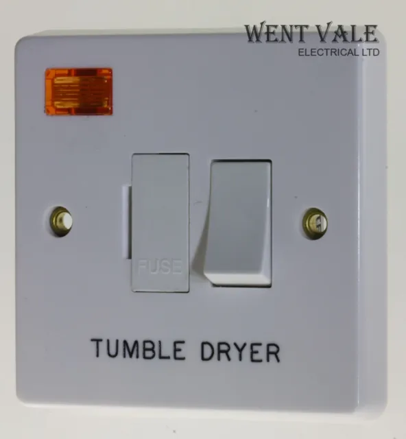 Crabtree Capital - 4827/3/TD - 13a D/Pole Sw'd Fuse Connection Unit Tumble Dryer