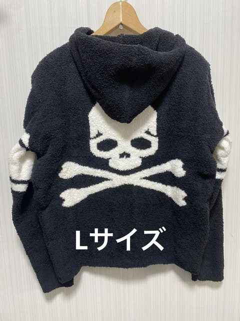 Mastermind Barefoot Skull Knit Jacket Black Hoodie Sweater Full-Zip L size F/S